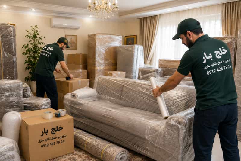عکس باربری خلج بار | باربری و حمل اثاثیه منزل در پرند