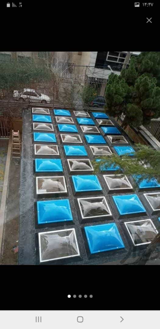 عکس نورگیر ساز سازنده سقف پاسیو ، سقف حیاط خلوت و نورگیر پاسیو صادقیه