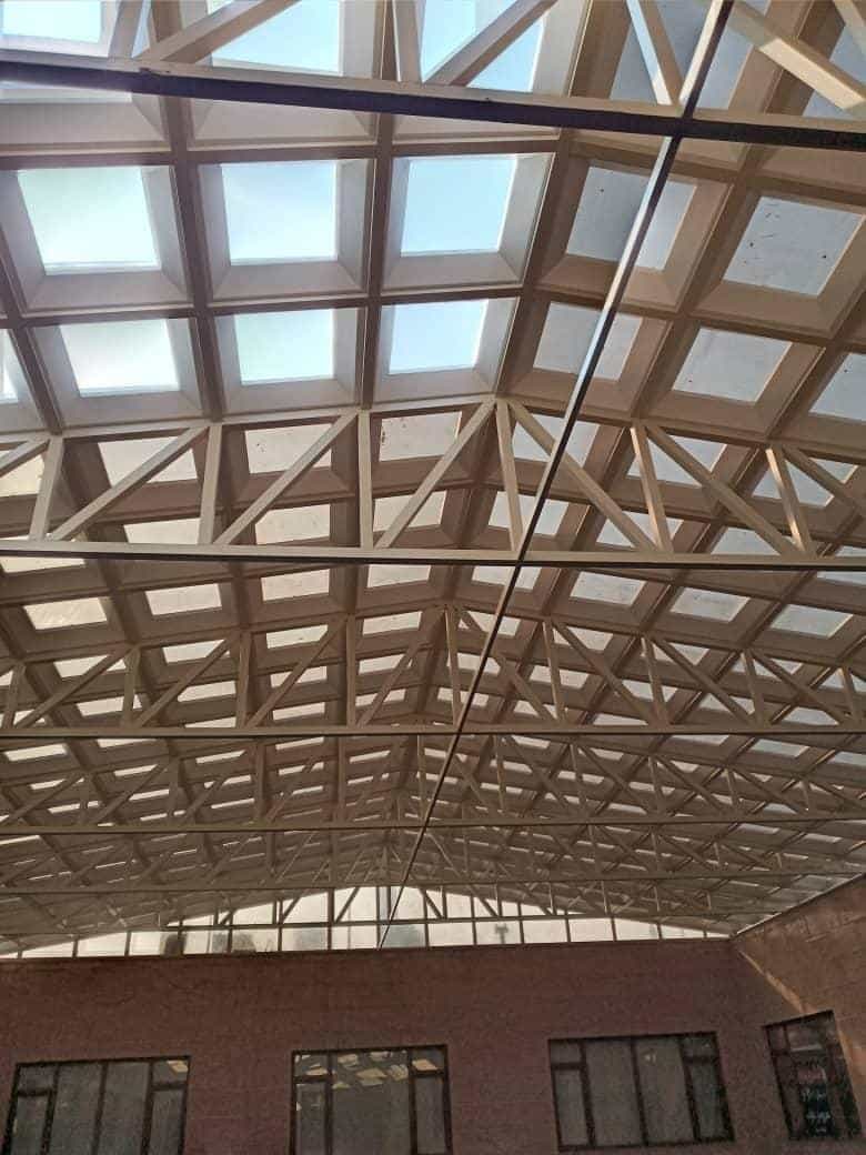 عکس نورگیر ساز سازنده سقف پاسیو ، سقف حیاط خلوت و نورگیر پاسیو صادقیه