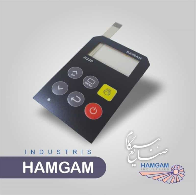 عکس چاپ پلی کربنات و ساخت ممبرین سوئیچ در اصفهان