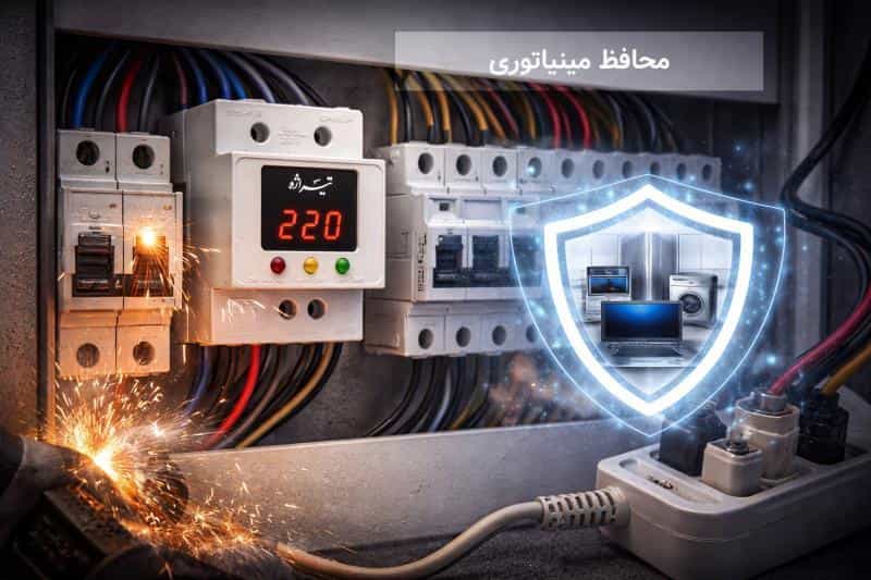 عکس تیراژه مرکز تولید کننده جک برقی ، محافظ و رابط در خیابان آزاذی