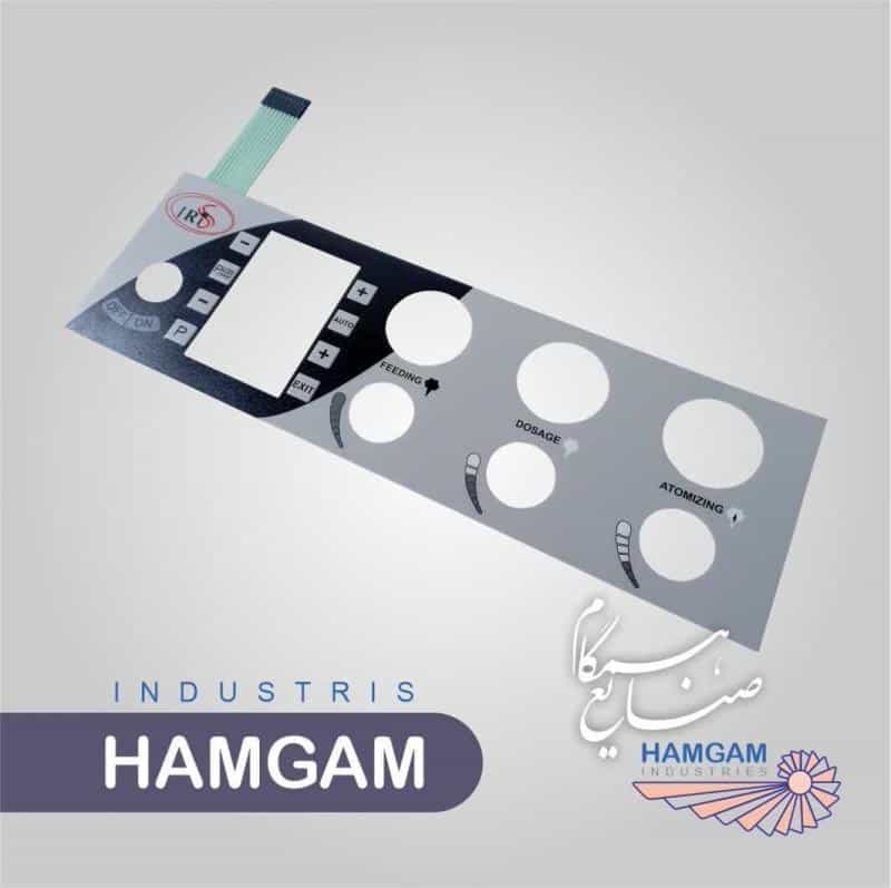 عکس چاپ پلی کربنات و ساخت ممبرین سوئیچ در اصفهان