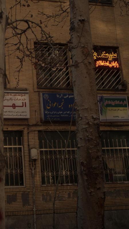 عکس نجمه اعوانی در باغ فردوس