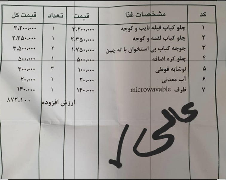 عکس رستوران نایب وزرا در آرژانتین  تهران