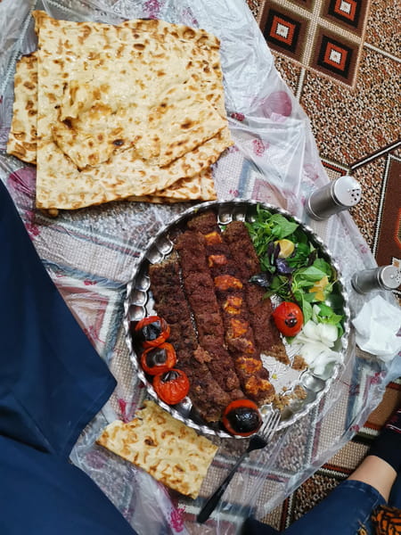 عکس کباب ساطوری سنتی بناب آذربایجان شهرک پیروزی کرمان